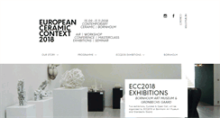 Desktop Screenshot of europeanceramiccontext.com